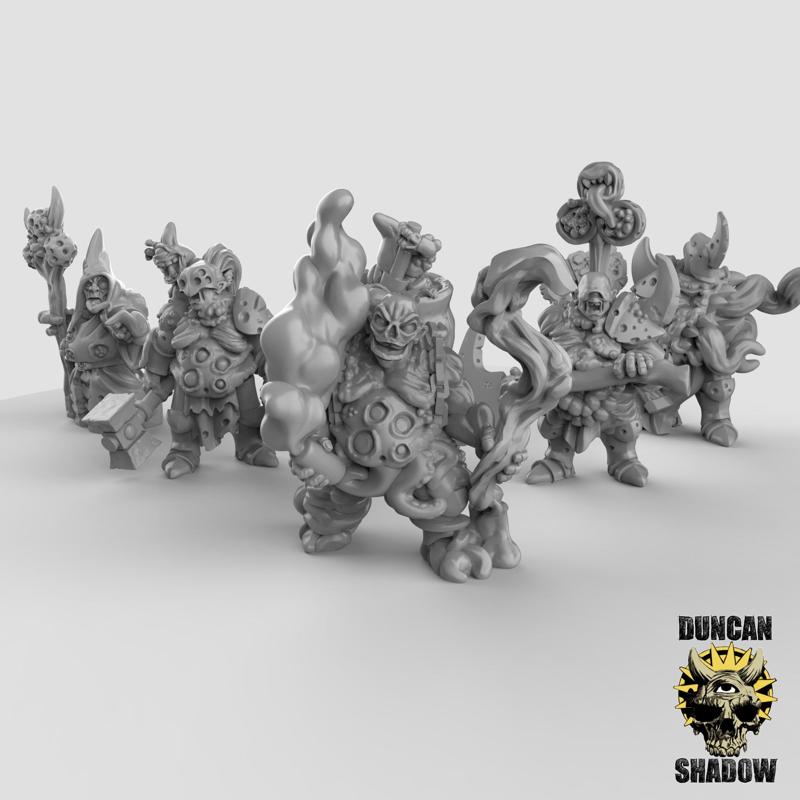 Plague Champions set (pre supported)