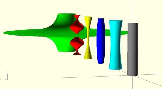 Parametric Column, Cylinder with varying radius