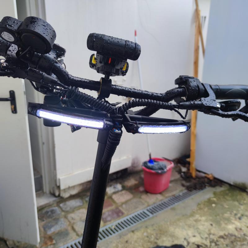 FRONT FLASHER DAYLIGHT TURN LIGHT BRACKET Security FOR DUALTRON MINI, JANOBIKE X20,