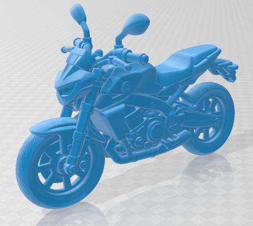 Yamaha MT 09 Cartoon Toy Printable Motorbike