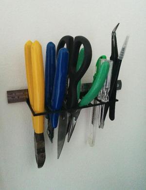 Adjustable Wall Mount Tool Holder (Pliers, Tweezers, Cutters etc)