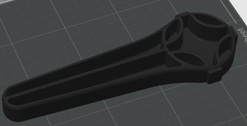 Wrench for Hamar Mobility Lifts with ratchet straps