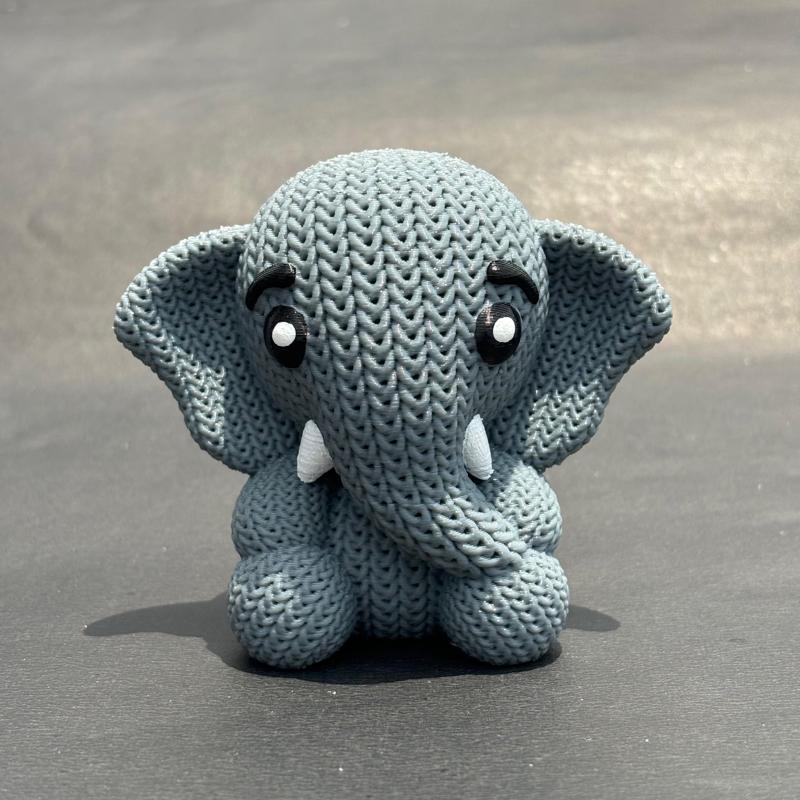Knitted Elephant