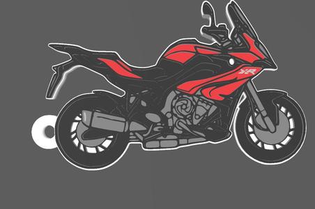 BMW S1000 XR KEY FOB IN 4 COLORS WITH EASY CHANGE OF COLOR BY HEIGHT