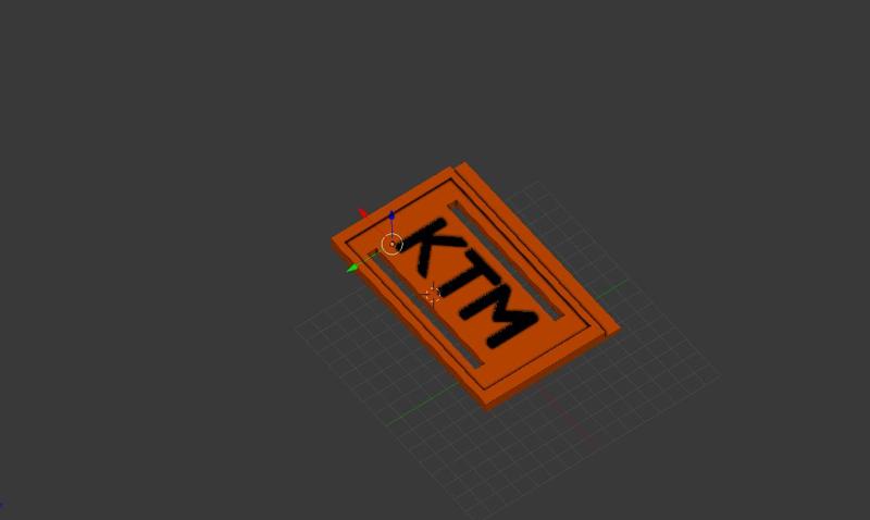 ktm license plate