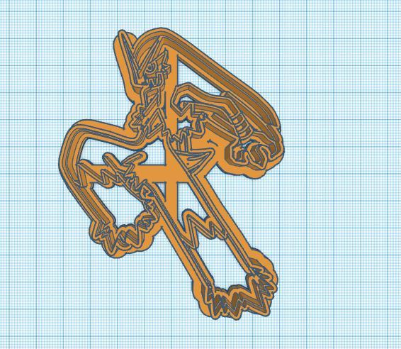 Pokemon: Blaziken Cookie Cutter