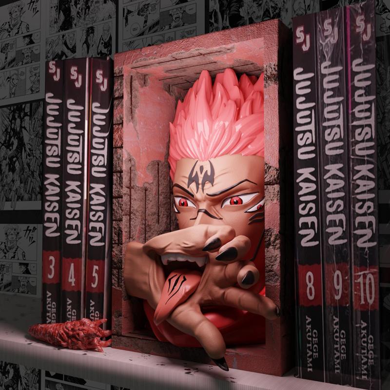 ✨ Jujutsu Kaisen - Sukuna & Itadori | STL Book Nook