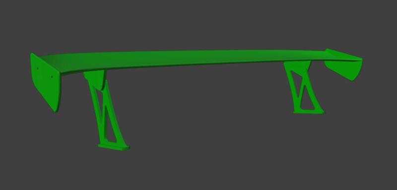 Spoiler 074 Wing For RC CARS Universal 3D PRINT STL