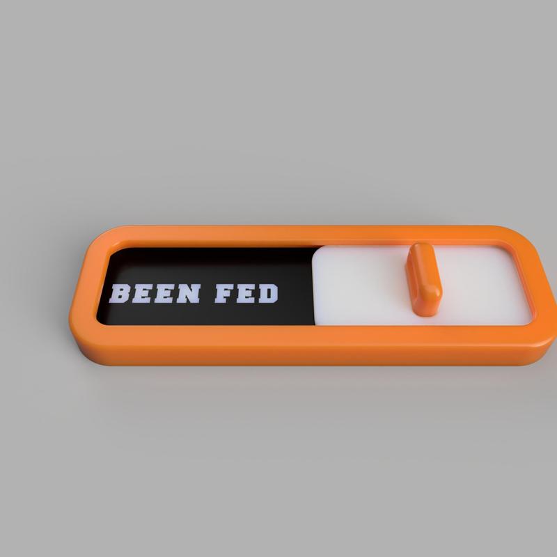 Kitty cat feeding sign