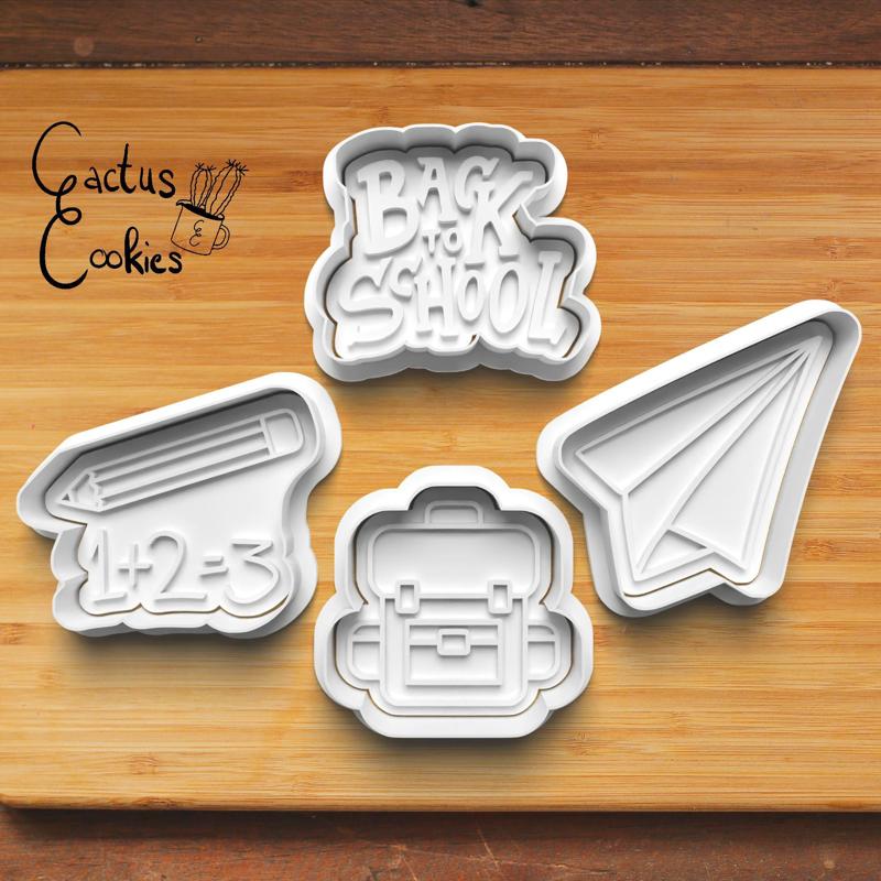 Back to School Cookie Cutter set 0668