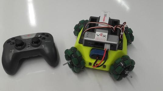 Vex 3D Printed Holonomic Drive Chassis