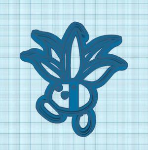 Pokemon: Oddish Cookie Cutter