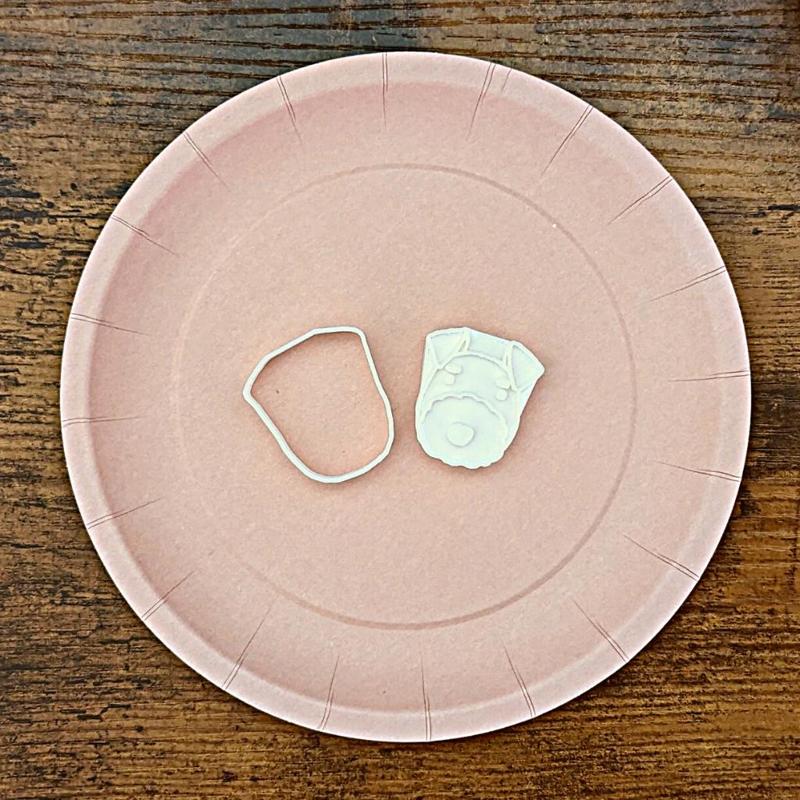 Charming Miniature Schnauzer Cookie Cutter