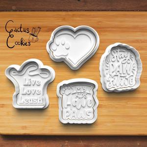 Dog Love Cookie Cutter set 0751