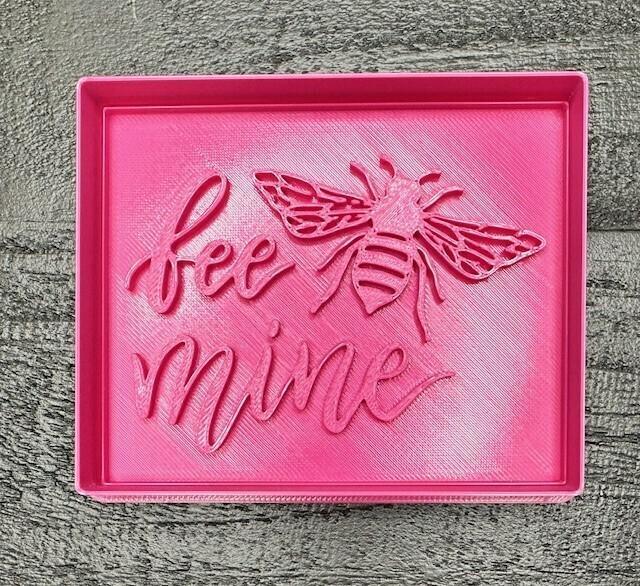 Bee Mine Cookie Cutter and Stamp