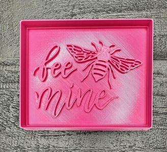 Bee Mine Cookie Cutter and Stamp