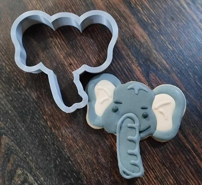 Elephant Head Cookie Cutter