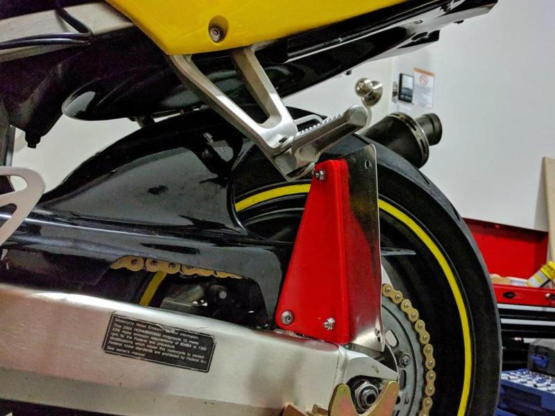 CBR600F4i Side Mount License Plate Bracket