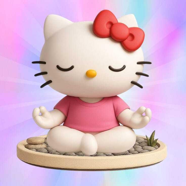 hello kitty candy meditation