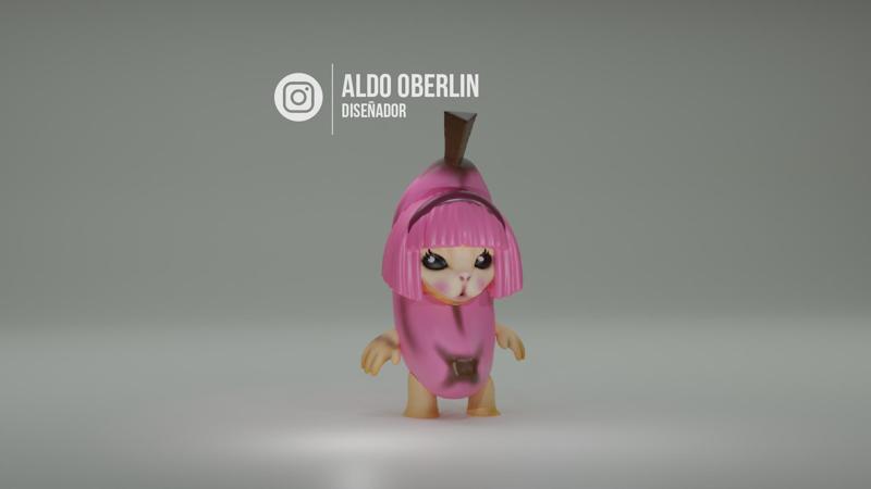 Banana Cat ROSE / Mishi Plátano ROSE