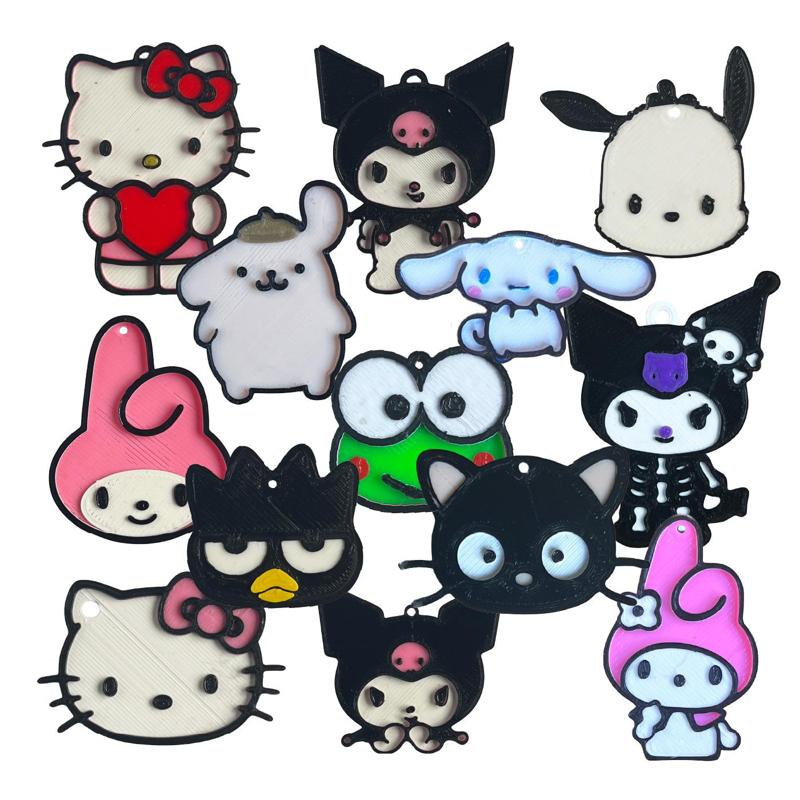 Sanrio charms and key chains