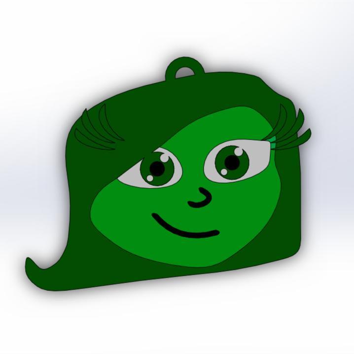 INTENSELY DISAGREED - INSIDE OUT - Keychain, Pendant, Souvenirs - 4 COLORS