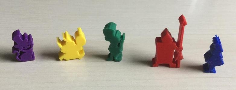 Alice in Wonderlad Meeples (for Alicematic)