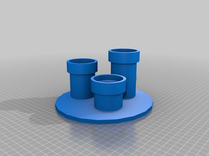 Warp Pipes Amiibo Display