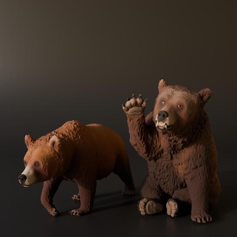 Karen and Dave the Brown bears