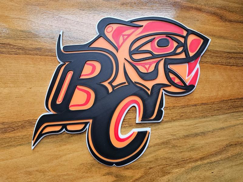 BC Lions Truth & Reconciliation 3D Sign