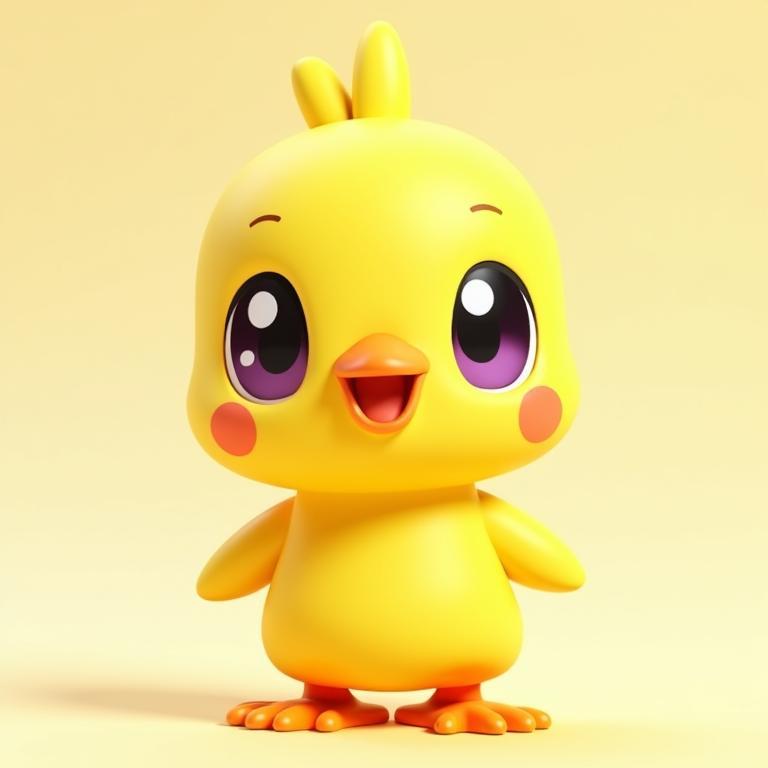 Easter Chick - Cute Easter Figure