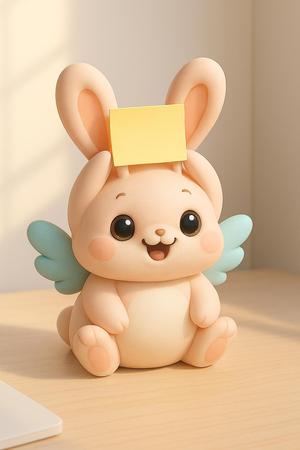 Bunny Memo Buddy – Cute Note Holder