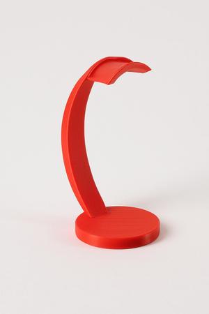 Sleek Curved Headphone Stand — Modern and Minimalist Design