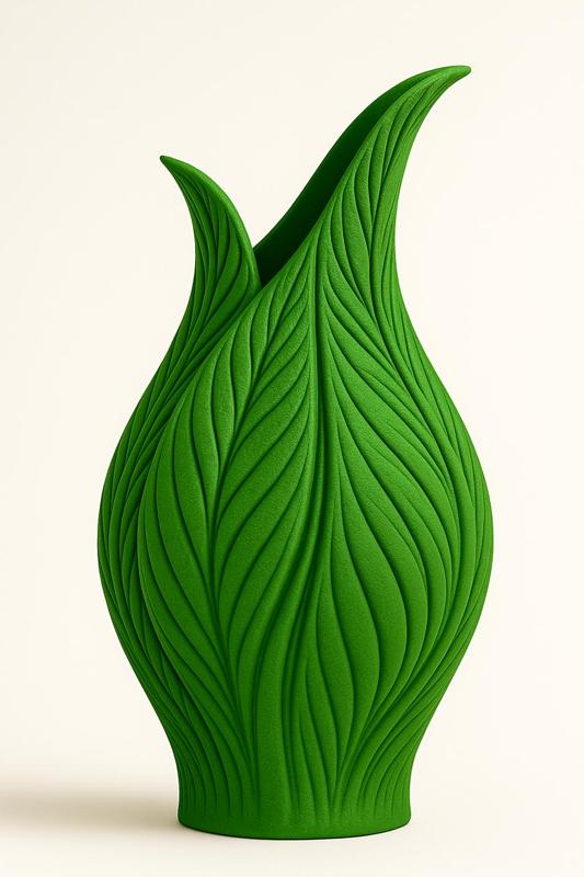 STYLIZED LEAF VASE