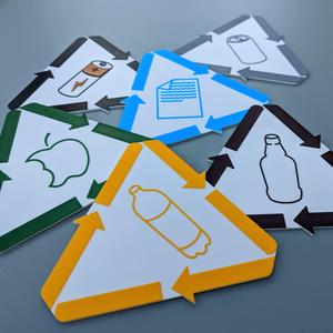 Selective waste signs