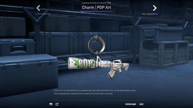 CS:GO/CS2 POP Art keychain