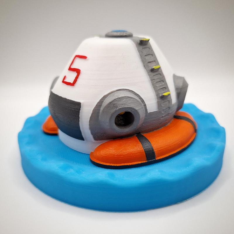 Subnautica Lifepod 5 for LED tea lights