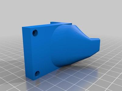 GEEETech i3 proB Acrylic 40mm Fan Mount 