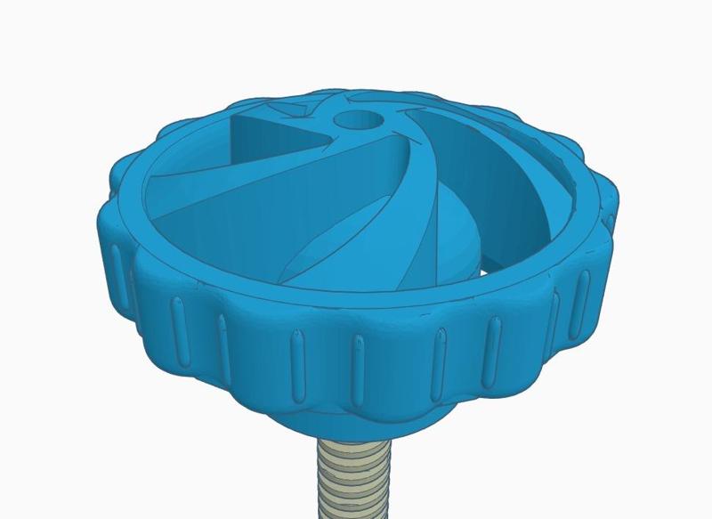 Toranado Z lead screw knob