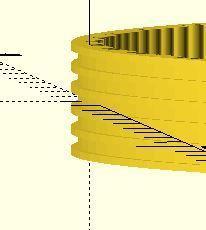 Timing Belts with back slots
