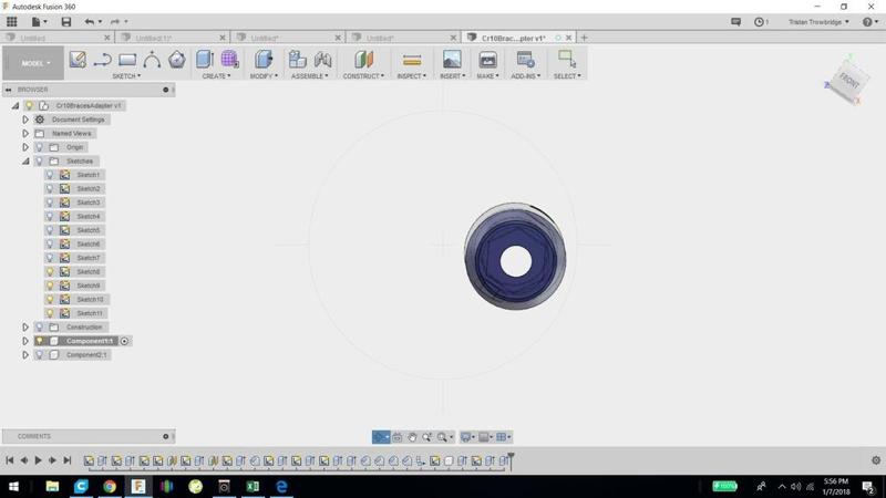 CR10 Brace Arm Adapters