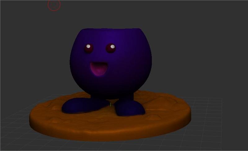 odish pot for flowers with base that works as chia pet