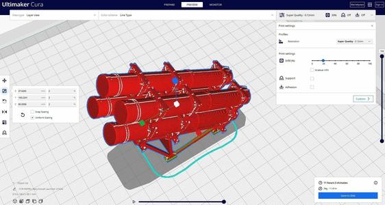 Navy Exocet Launcher 4 Tube