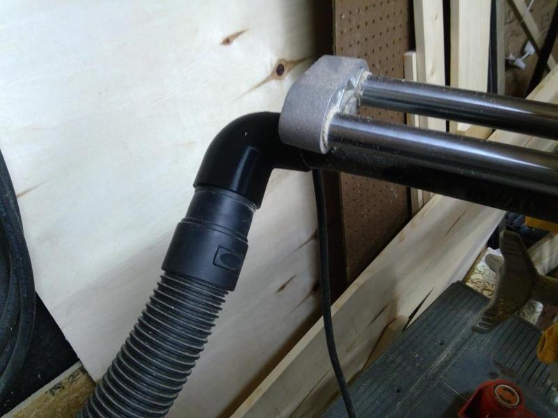 Dewalt Miter Saw to Shop-Vac adapter