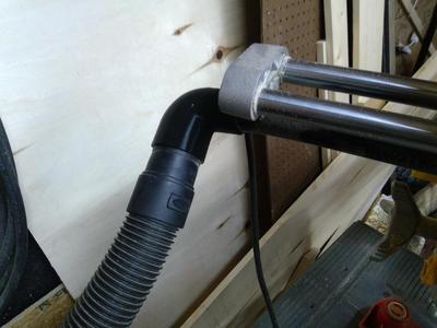 Dewalt Miter Saw to Shop-Vac adapter