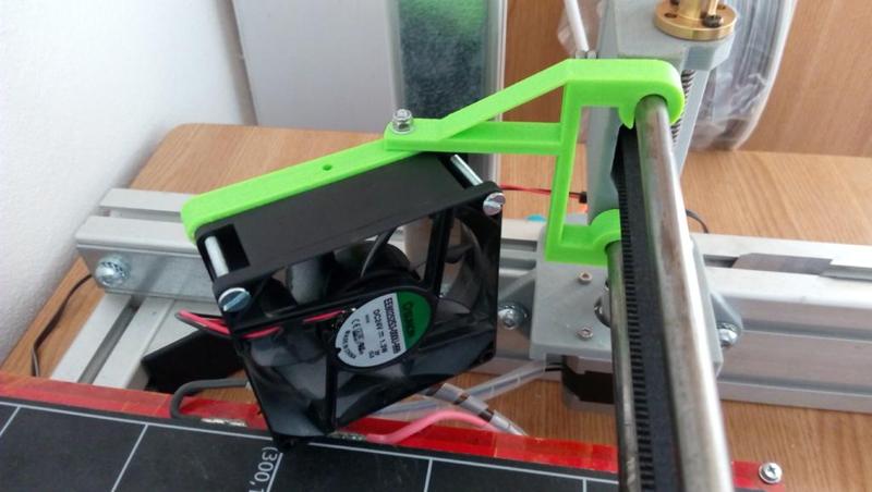 Material cooling - 80mm fan mount 