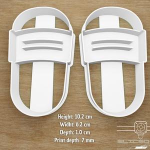 SANDALS COOKIE CUTTER, SUMMER COOKIE CUTTER, BEACH COOKIE CUTTER