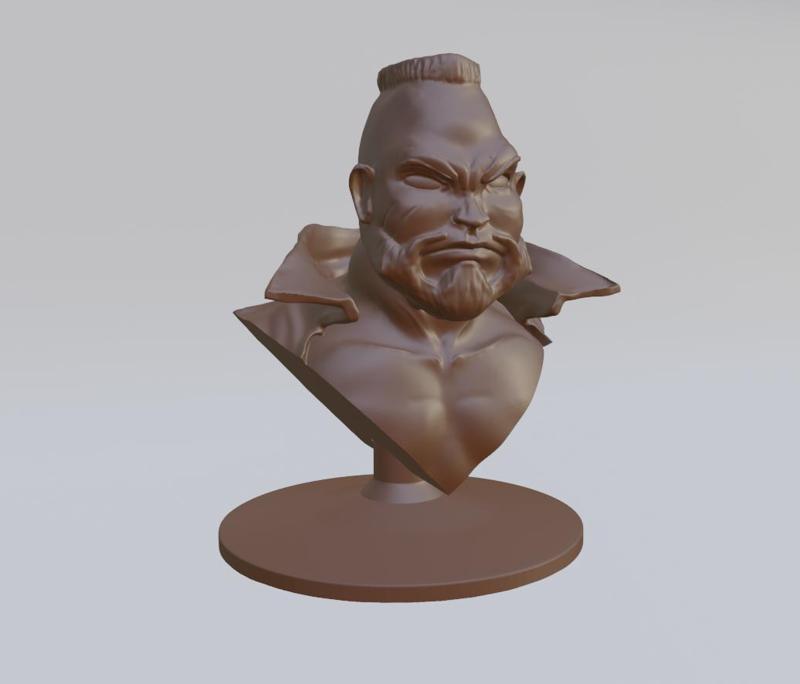 Barret Wallace Final Fantasy 7 Bust 3D (Free Limited Time)