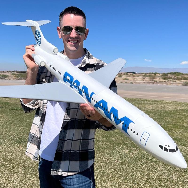 Troy's 3D Printed RC 727-200