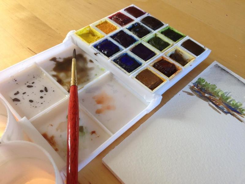 Winsor & Newton Field box for 12-16-20 "quarter" pans